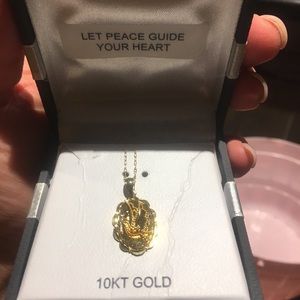 10k gold Dove 18” necklace